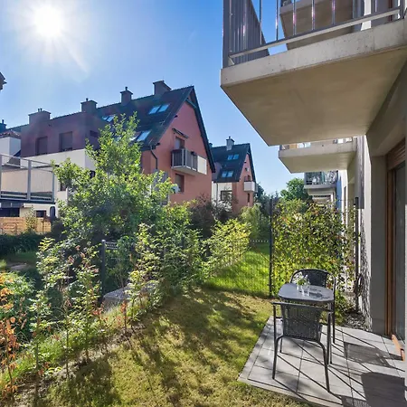Lejlighed Elegant White With Terrace & Parking In By Renters Wrocław